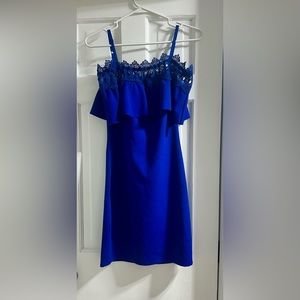 BCX Cochet Off the Shoulder Dress